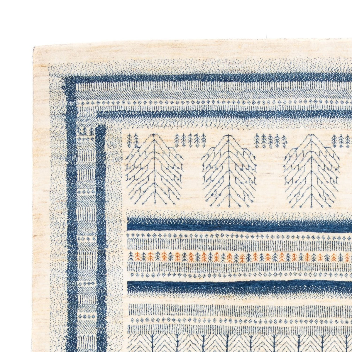 Gabbeh Teppich - Loribaft Perser - 308 x 226 cm - creme