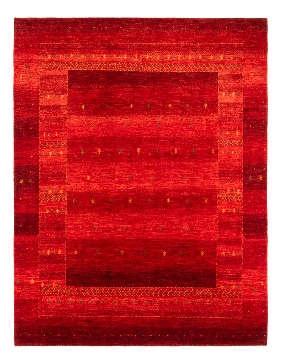 Gabbeh Teppich - Loribaft Perser - 277 x 220 cm - rot
