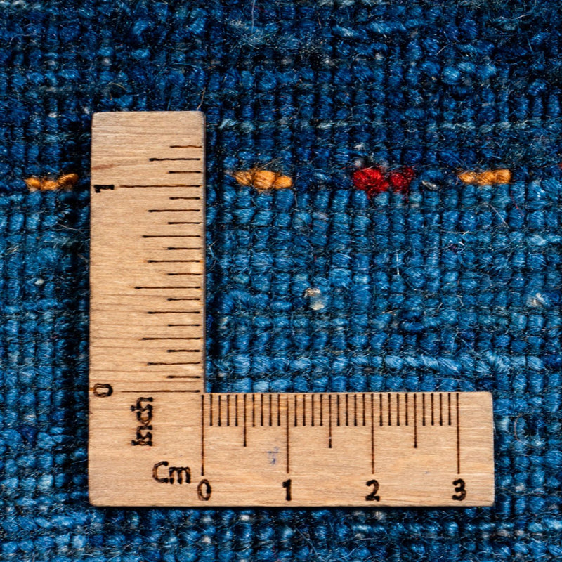 Gabbeh Teppich - Loribaft Perser - 192 x 127 cm - blau