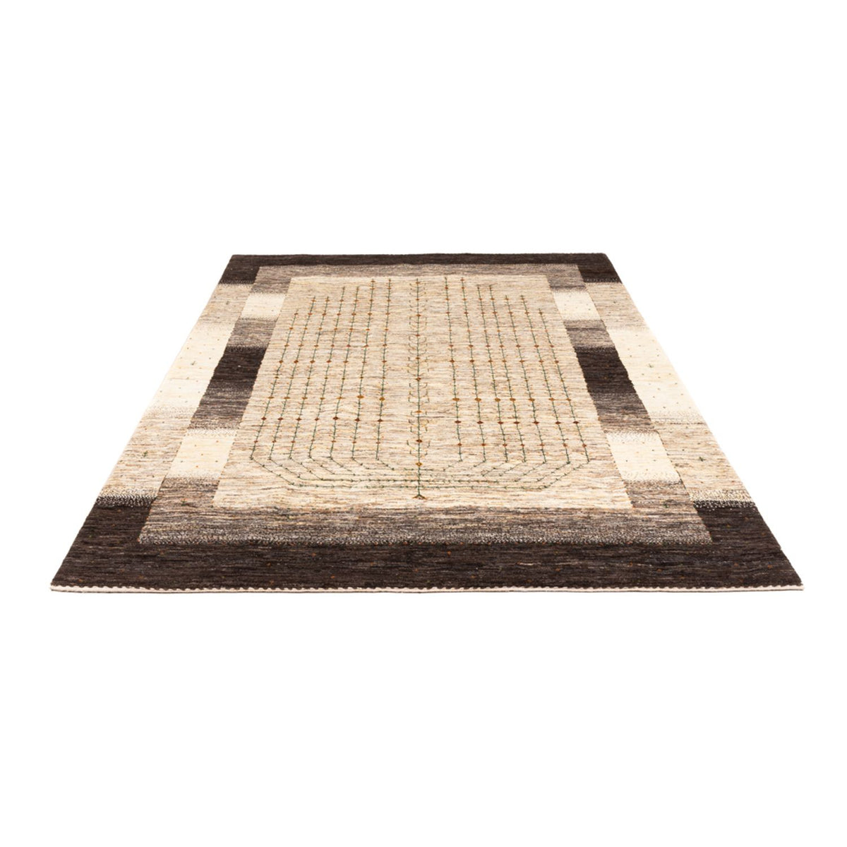 Gabbeh Teppich - Loribaft Perser - 240 x 173 cm - natur