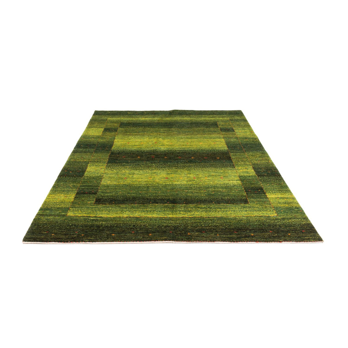 Gabbeh Teppich - Loribaft Perser - 236 x 166 cm - grün