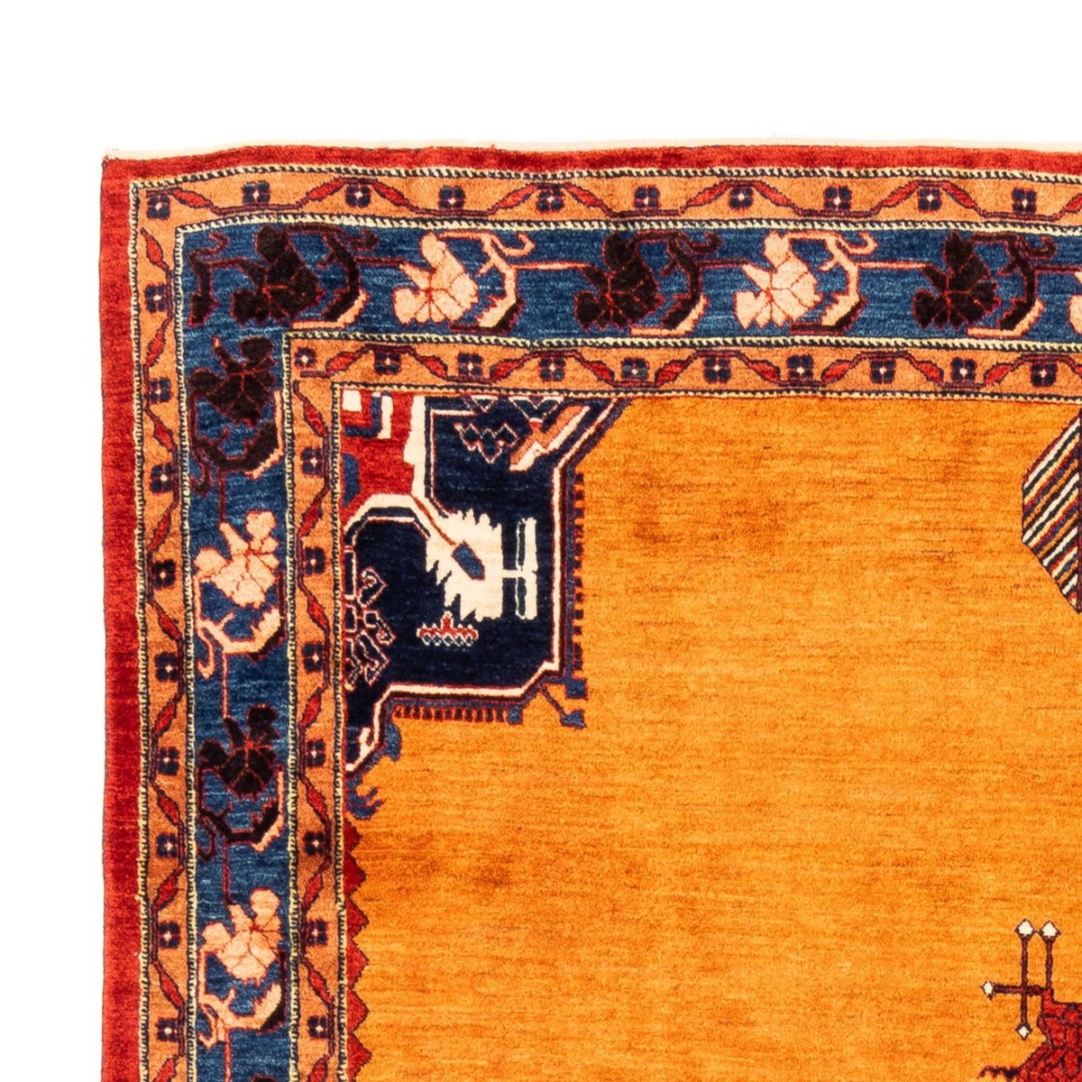 Gabbeh Teppich - Loribaft Perser - 300 x 210 cm - gold