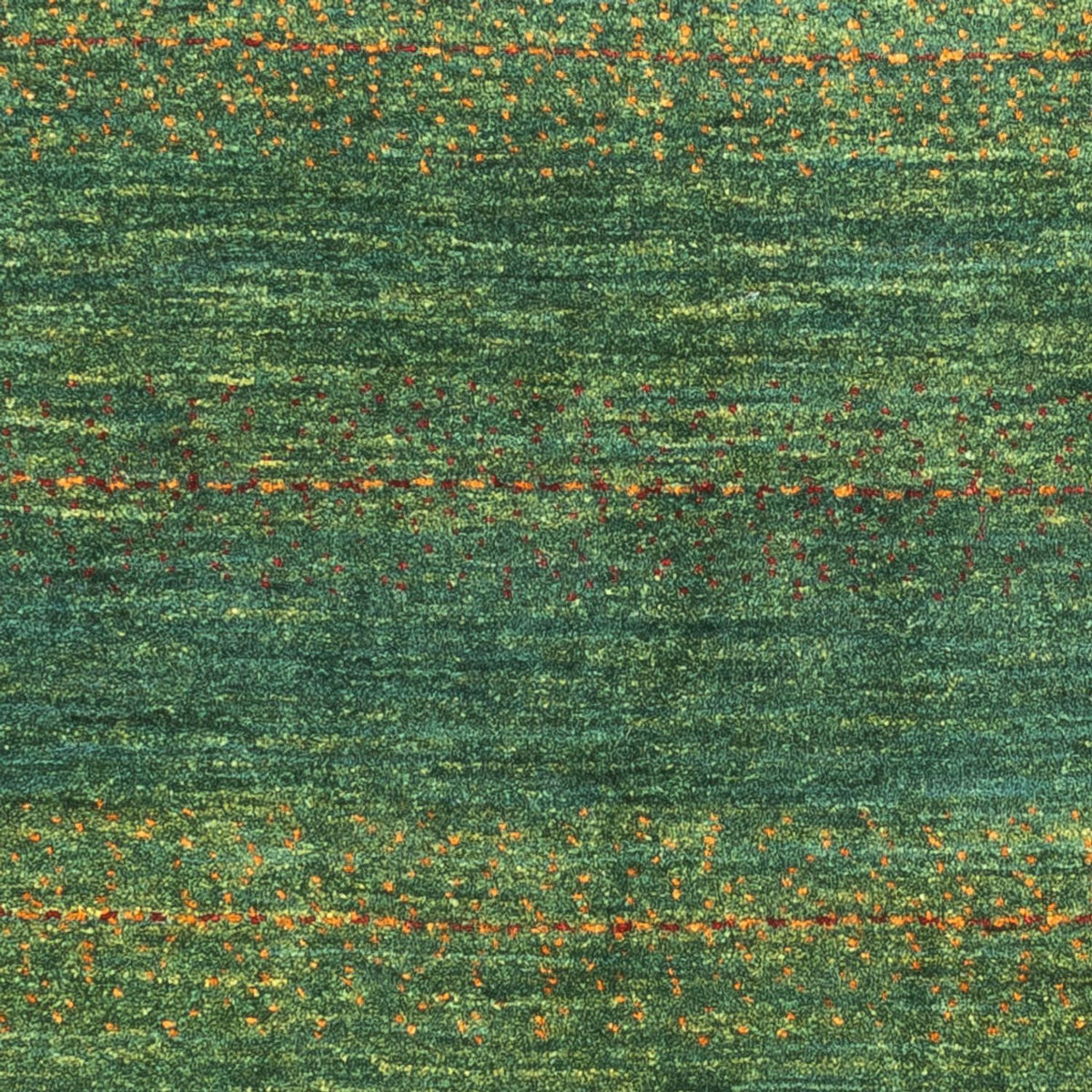 Gabbeh Teppich - Loribaft Perser - 122 x 80 cm - grün
