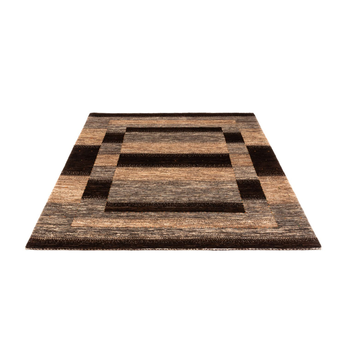 Gabbeh Teppich - Loribaft Perser - 203 x 145 cm - grau