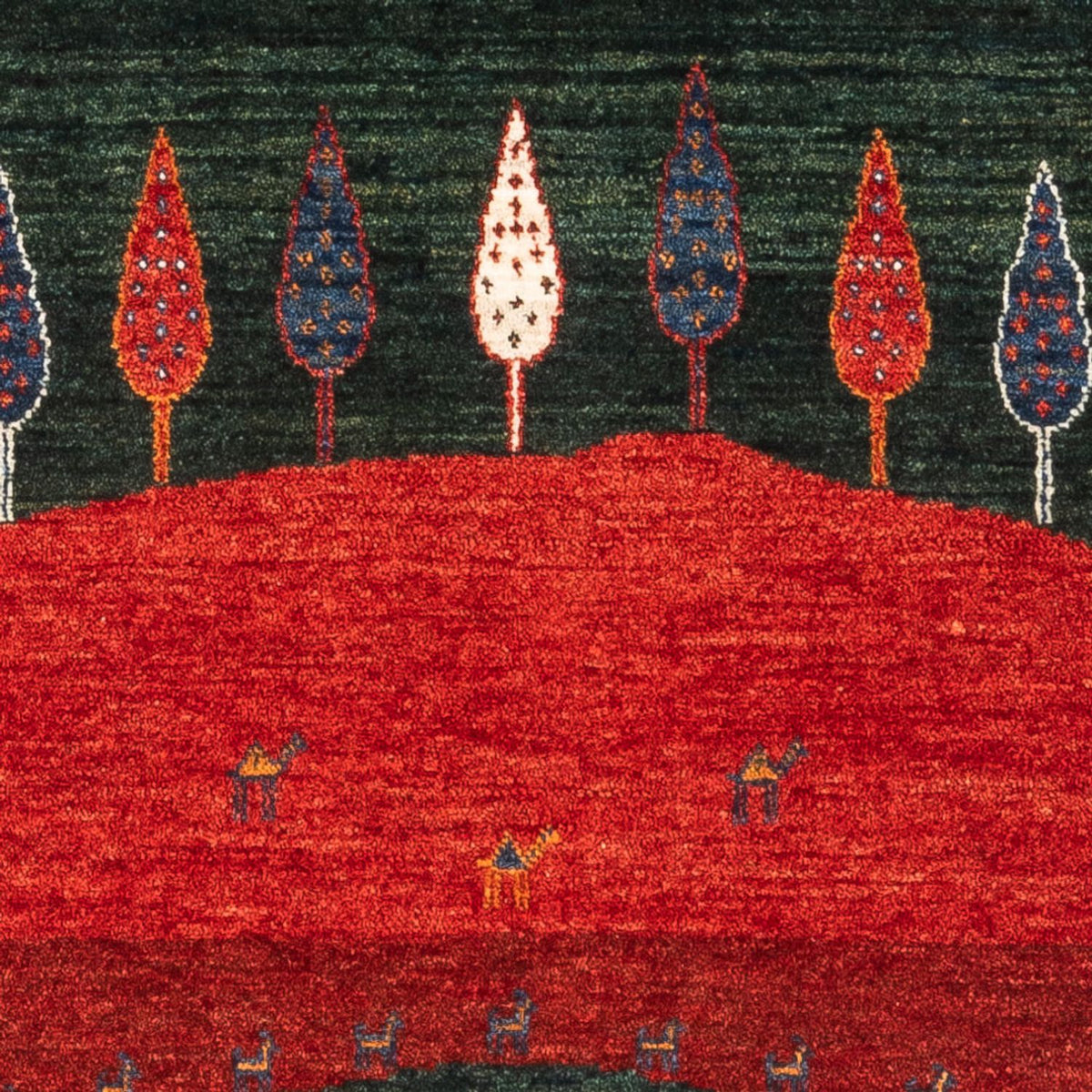 Gabbeh Teppich - Loribaft Perser - Royal - 126 x 86 cm - mehrfarbig