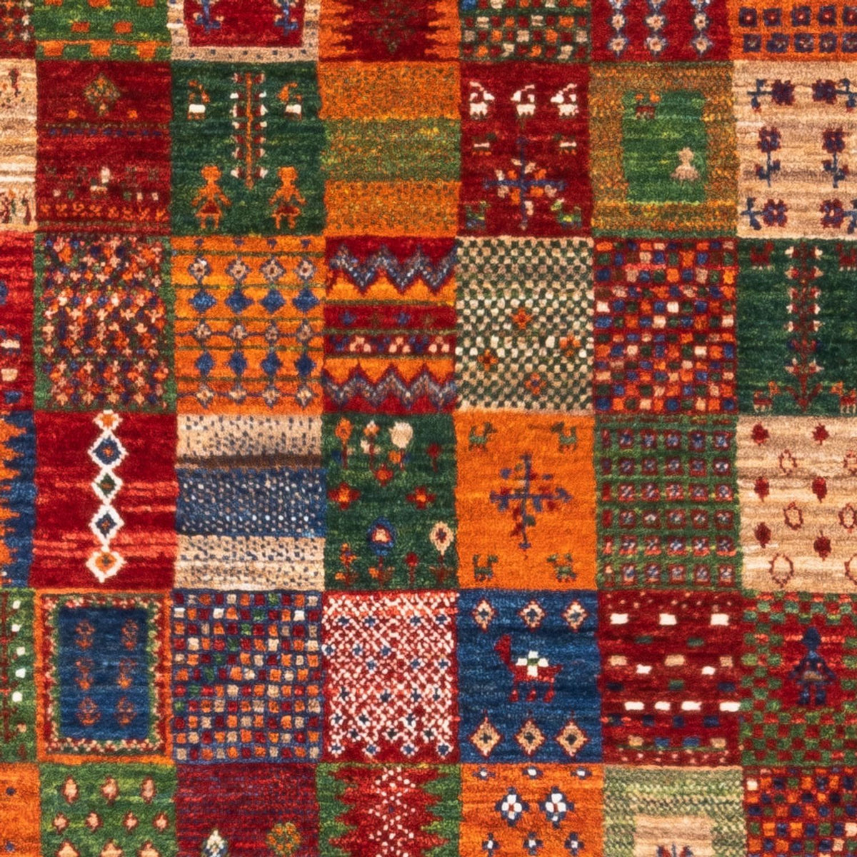 Gabbeh Teppich - Loribaft Perser - Royal - 137 x 88 cm - mehrfarbig