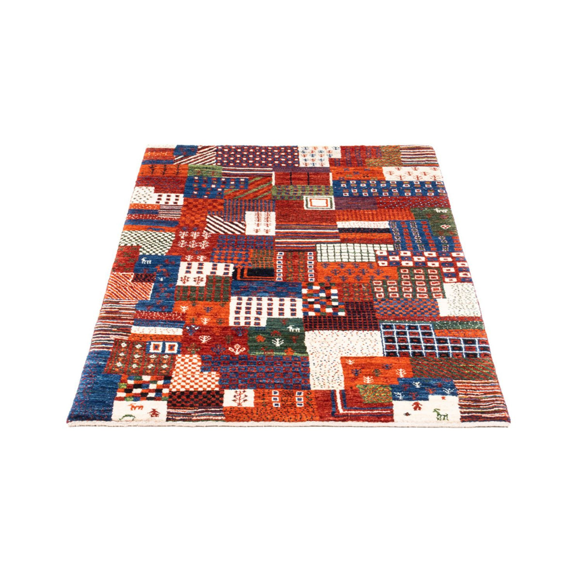Gabbeh Teppich - Loribaft Perser - Royal - 123 x 80 cm - mehrfarbig
