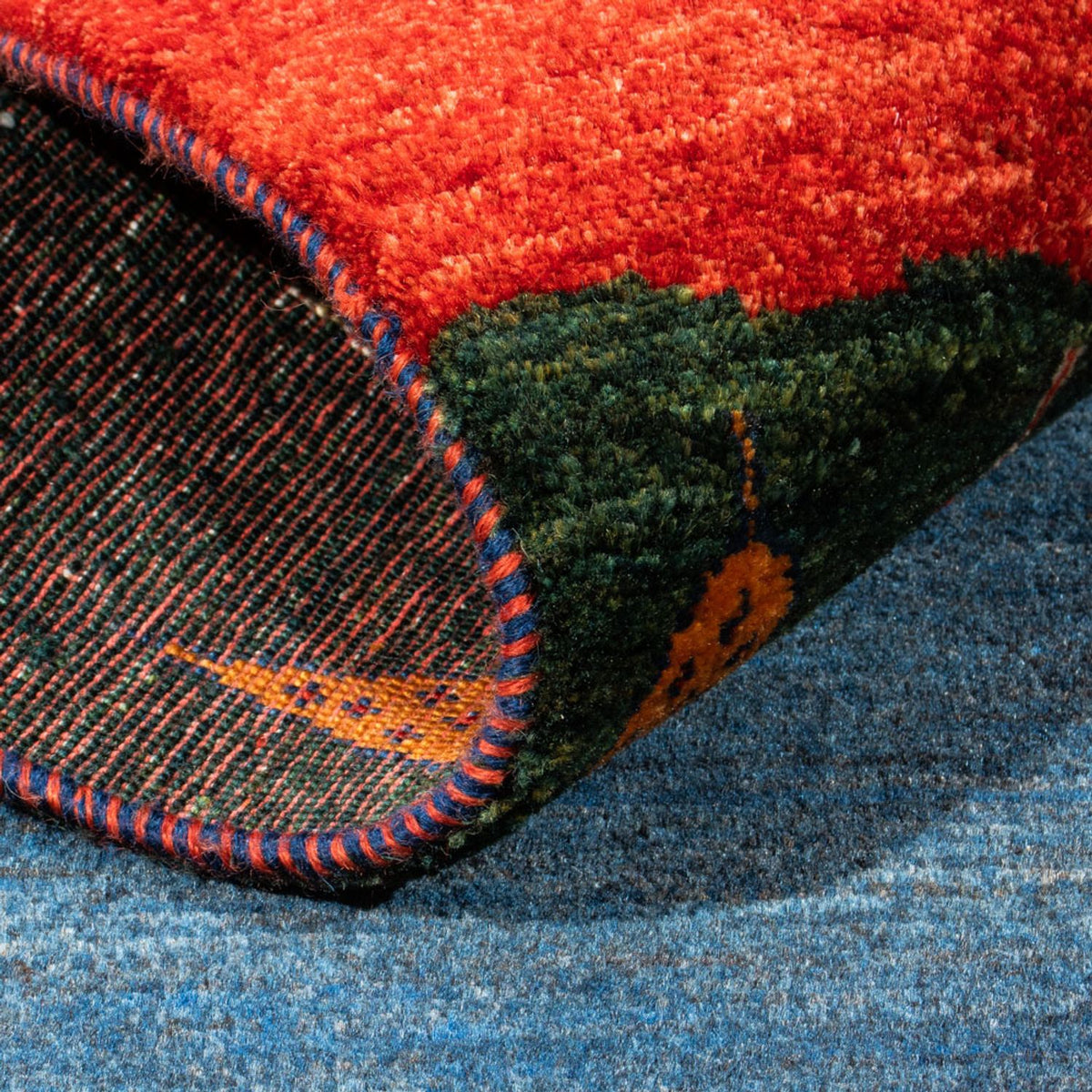 Gabbeh Teppich - Loribaft Perser - Royal - 126 x 82 cm - mehrfarbig