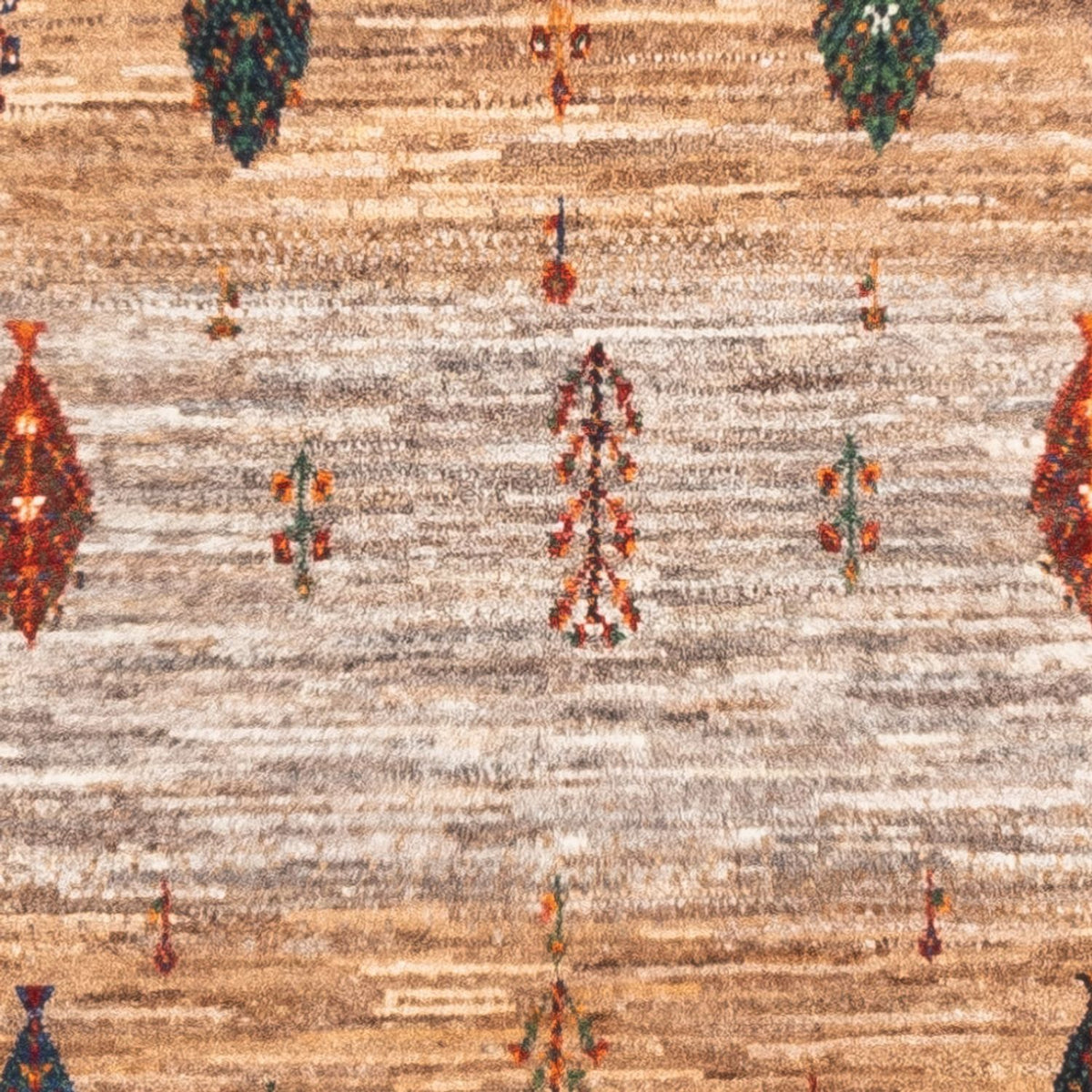 Gabbeh Teppich - Loribaft Perser - Royal - 125 x 85 cm - grau