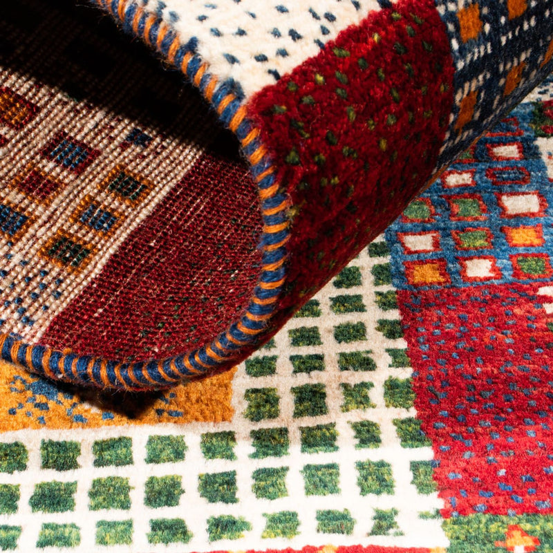 Gabbeh Teppich - Loribaft Perser - Royal - 134 x 85 cm - mehrfarbig