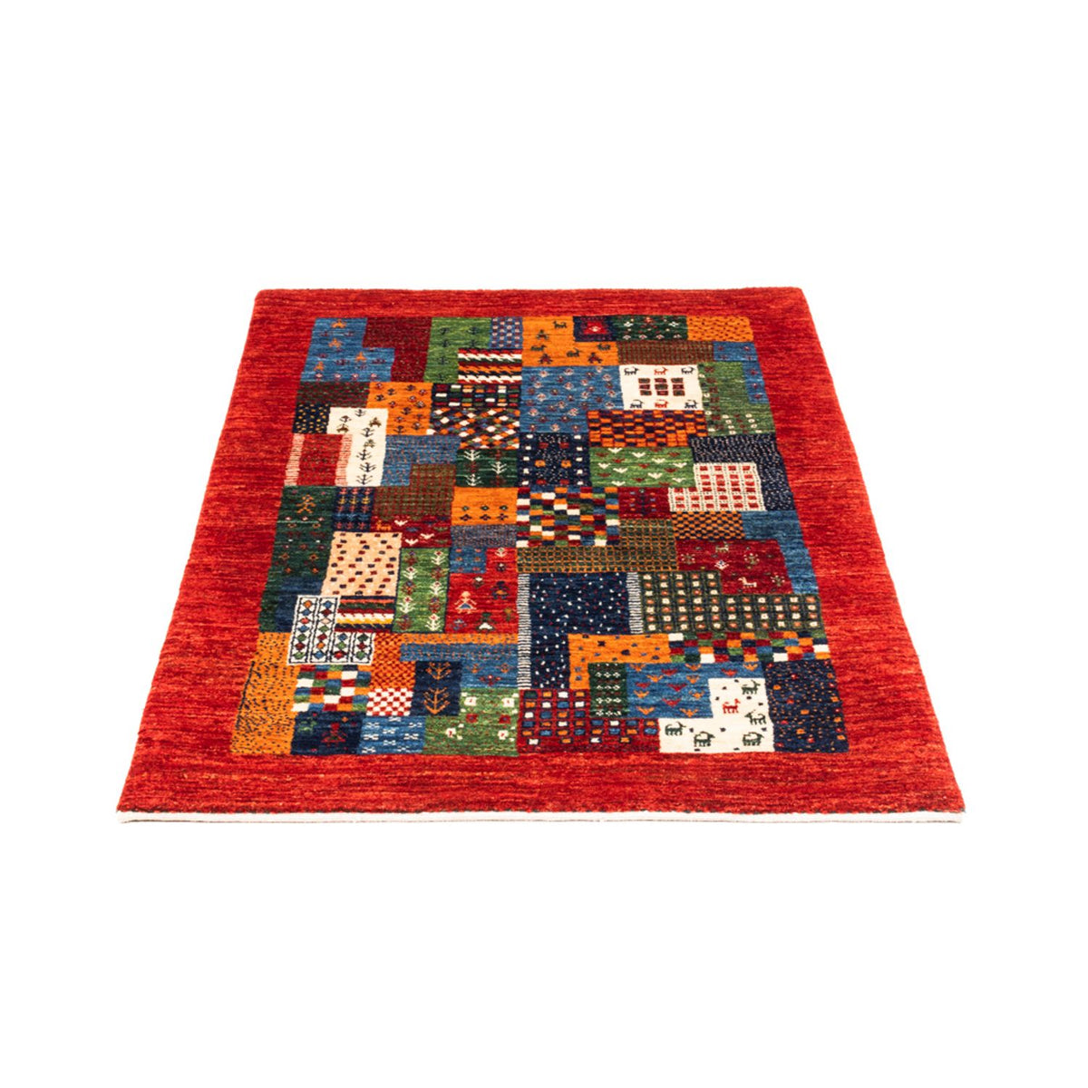 Gabbeh Teppich - Loribaft Perser - Royal - 129 x 81 cm - mehrfarbig