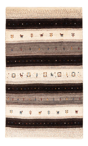 Gabbeh Teppich - Loribaft Perser - Royal - 134 x 84 cm - braun