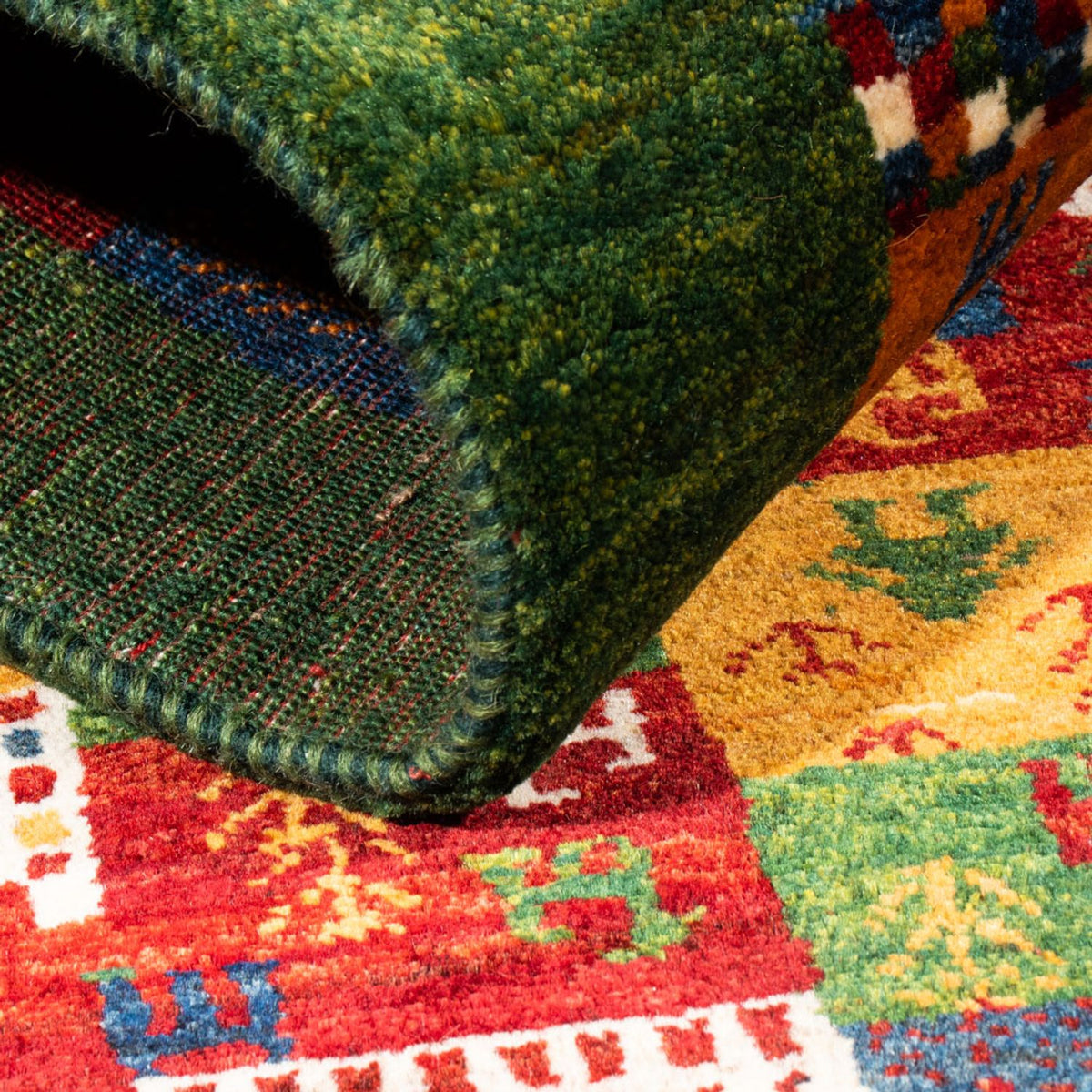 Gabbeh Teppich - Loribaft Perser - Royal - 133 x 85 cm - mehrfarbig