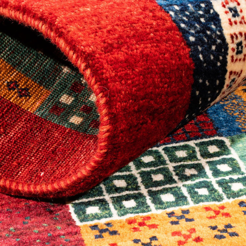 Gabbeh Teppich - Loribaft Perser - Royal - 130 x 86 cm - mehrfarbig