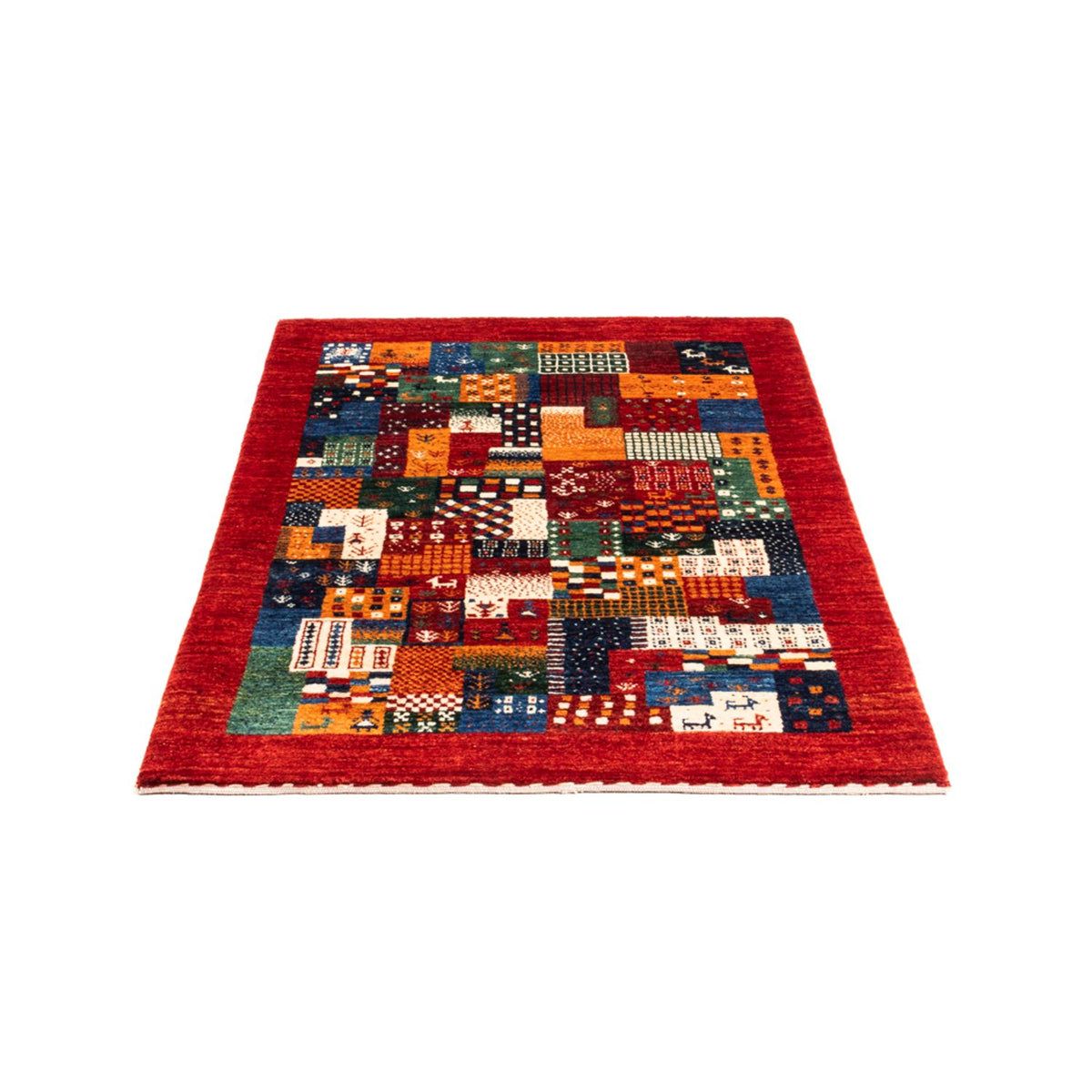 Gabbeh Teppich - Loribaft Perser - Royal - 130 x 86 cm - mehrfarbig