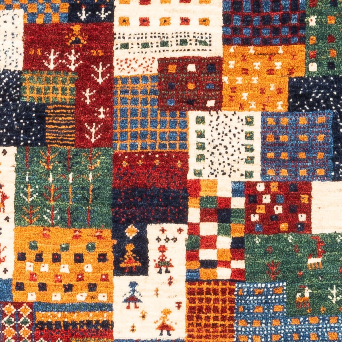 Gabbeh Teppich - Loribaft Perser - Royal - 119 x 79 cm - mehrfarbig