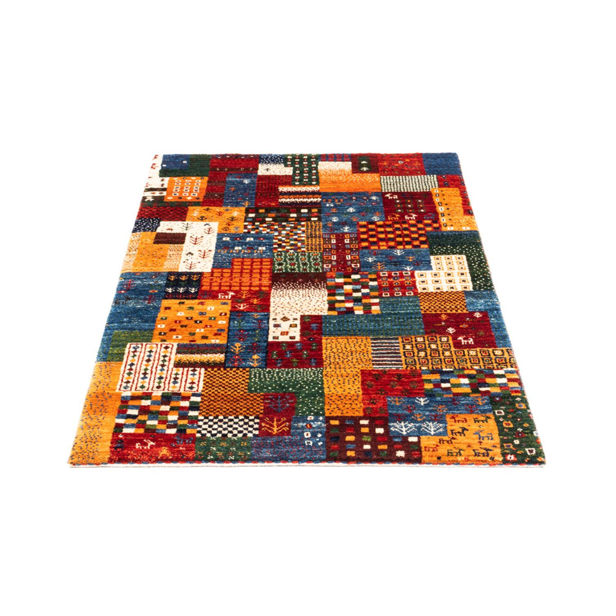 Gabbeh Teppich - Loribaft Perser - Royal - 132 x 80 cm - mehrfarbig