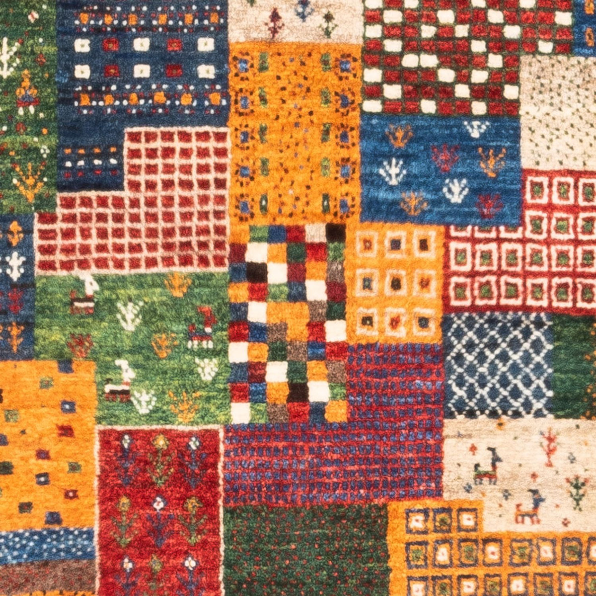 Gabbeh Teppich - Loribaft Perser - Royal - 126 x 86 cm - mehrfarbig