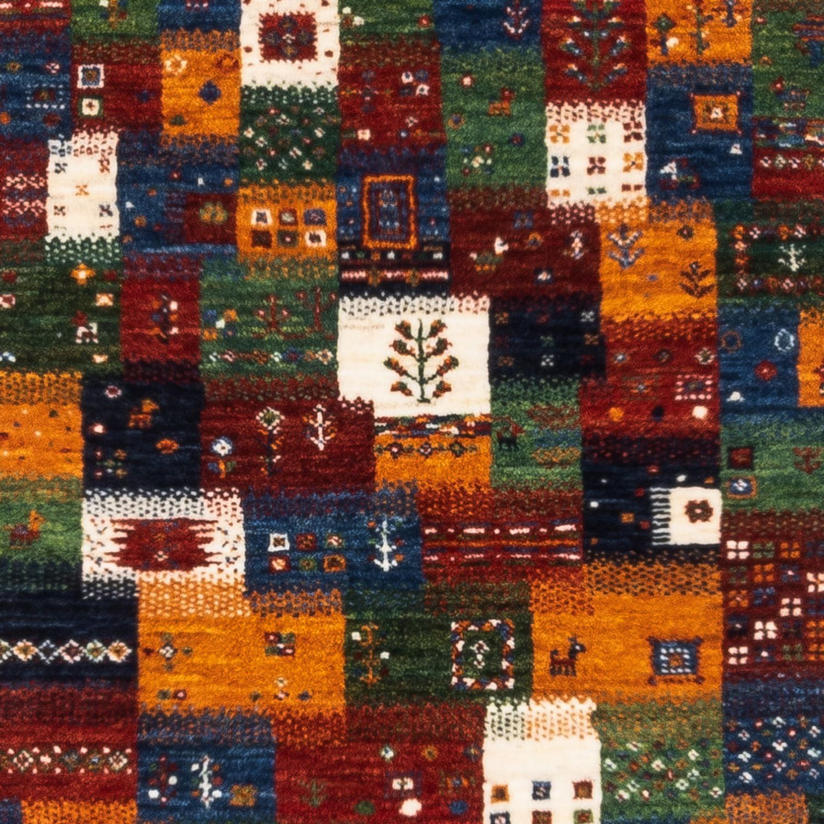 Gabbeh Teppich - Loribaft Perser - Royal - 125 x 83 cm - mehrfarbig