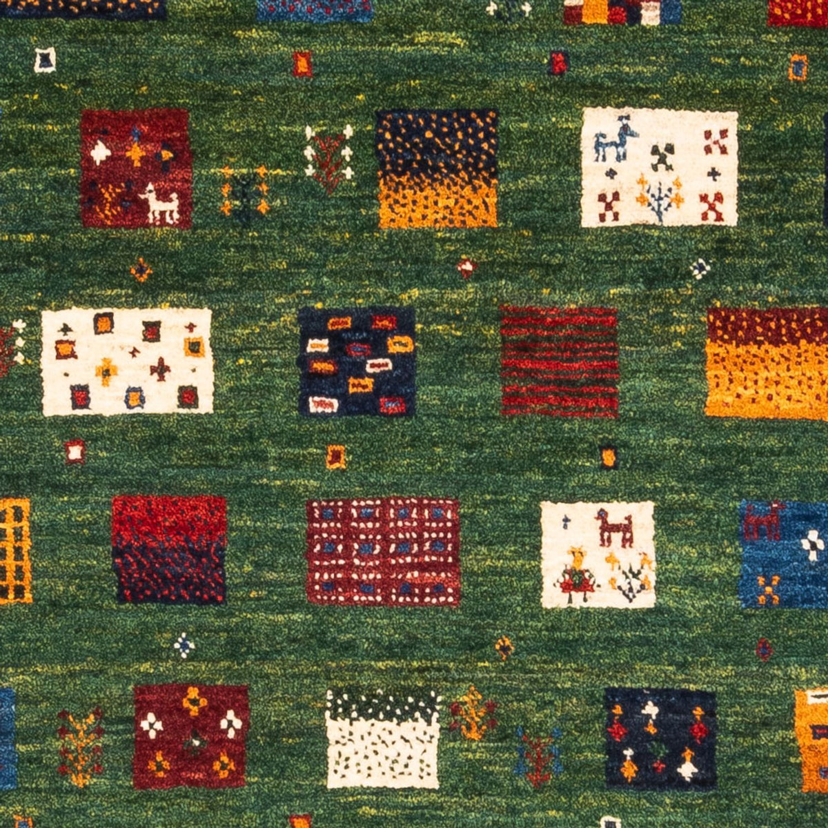 Gabbeh Teppich - Loribaft Perser - Royal - 129 x 88 cm - mehrfarbig