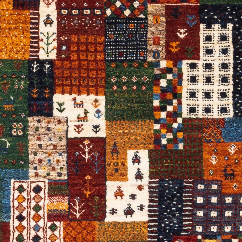 Gabbeh Teppich - Loribaft Perser - Royal - 125 x 82 cm - mehrfarbig