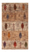 Gabbeh Teppich - Loribaft Perser - Royal - 133 x 83 cm - grau