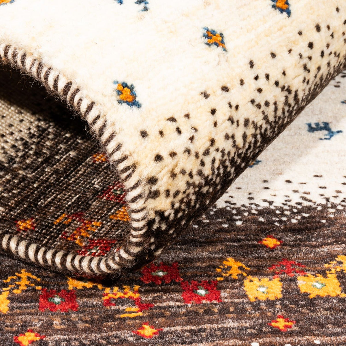 Gabbeh Teppich - Loribaft Perser - Royal - 127 x 83 cm - mehrfarbig