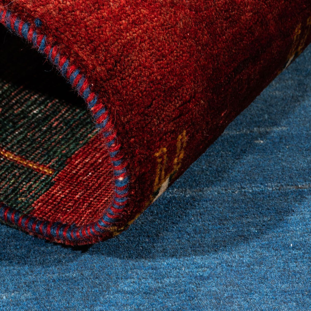 Gabbeh Teppich - Loribaft Perser - Royal - 122 x 83 cm - mehrfarbig