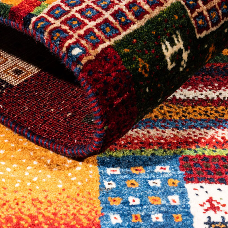 Gabbeh Teppich - Loribaft Perser - Royal - 137 x 85 cm - mehrfarbig