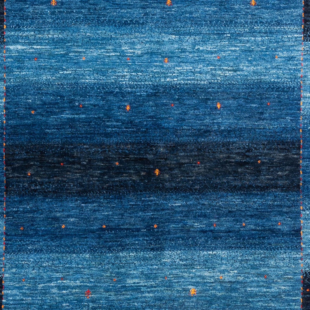 Gabbeh Teppich - Loribaft Perser - 215 x 152 cm - blau
