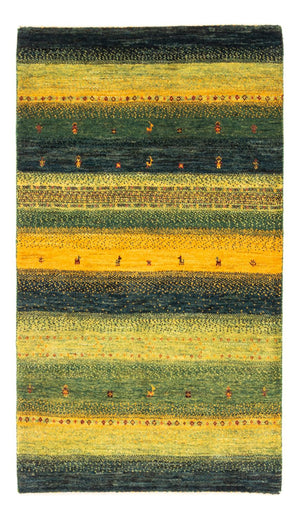 Gabbeh Teppich - Loribaft Perser - Royal - 133 x 82 cm - grün