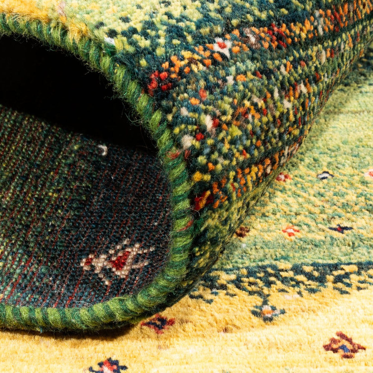 Gabbeh Teppich - Loribaft Perser - Royal - 131 x 86 cm - mehrfarbig