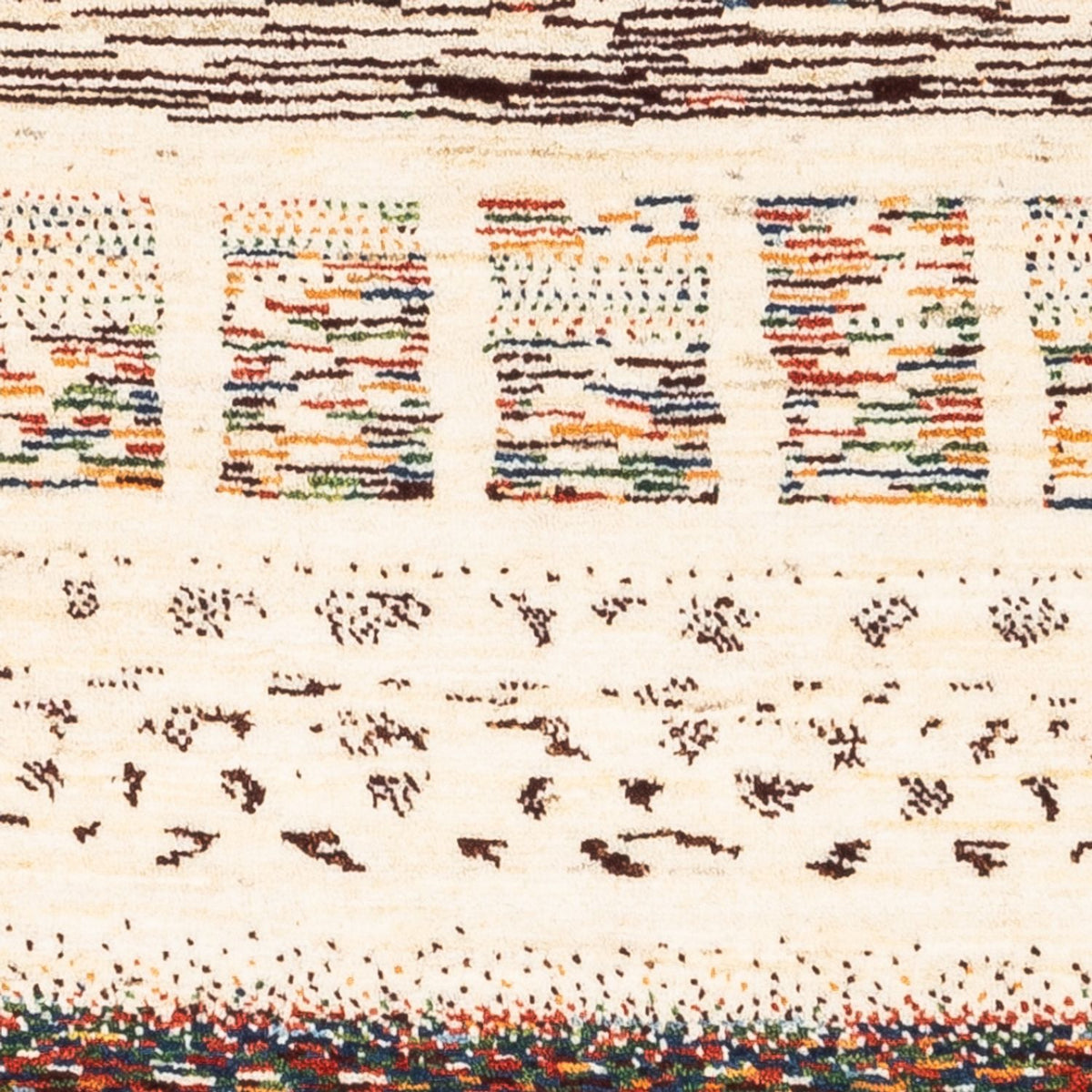 Gabbeh Teppich - Loribaft Perser - Royal - 120 x 83 cm - mehrfarbig