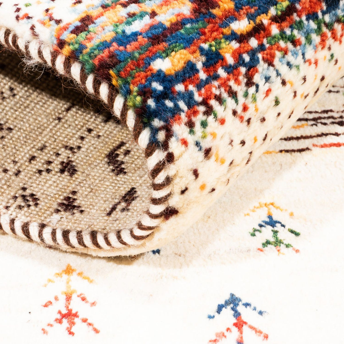 Gabbeh Teppich - Loribaft Perser - Royal - 120 x 83 cm - mehrfarbig