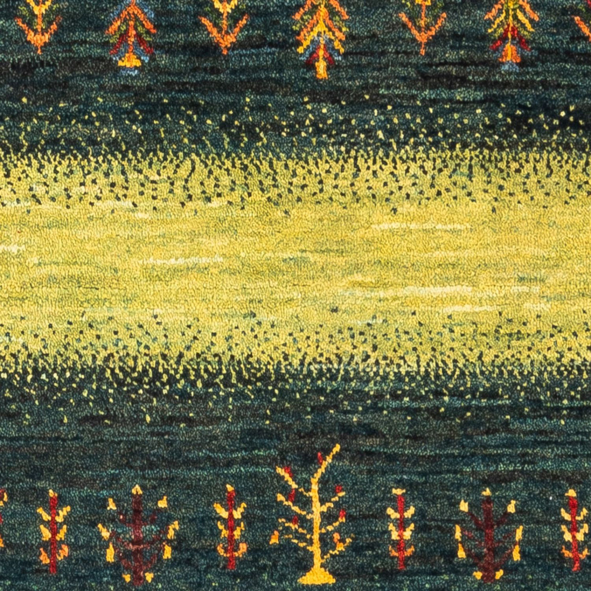 Gabbeh Teppich - Loribaft Perser - Royal - 137 x 81 cm - mehrfarbig