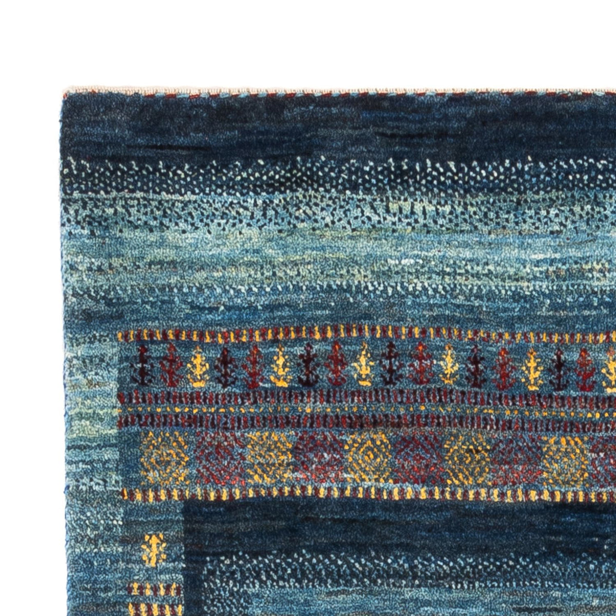Gabbeh Teppich - Loribaft Perser - Royal - 132 x 90 cm - mehrfarbig