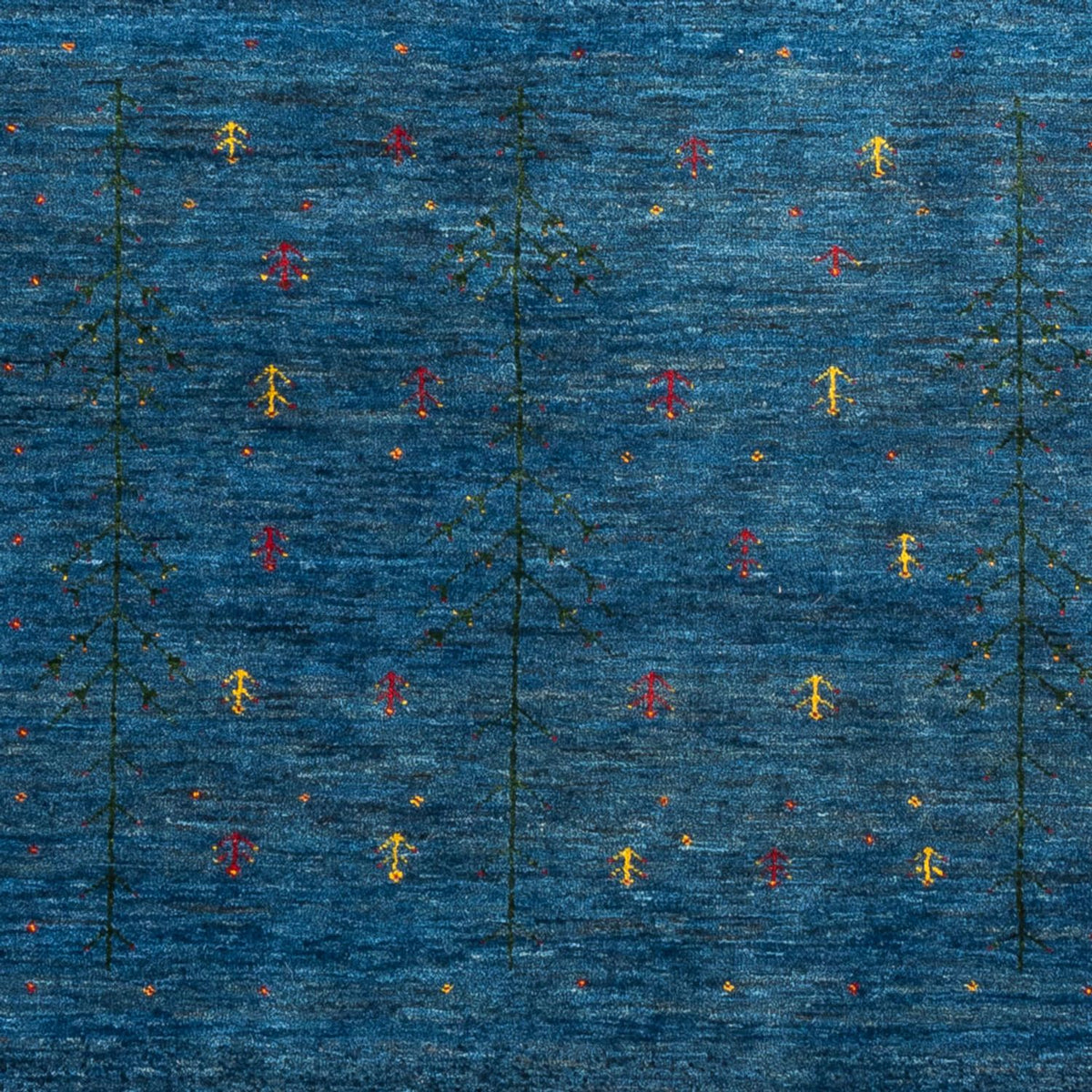Gabbeh Teppich - Loribaft Perser - 209 x 154 cm - blau