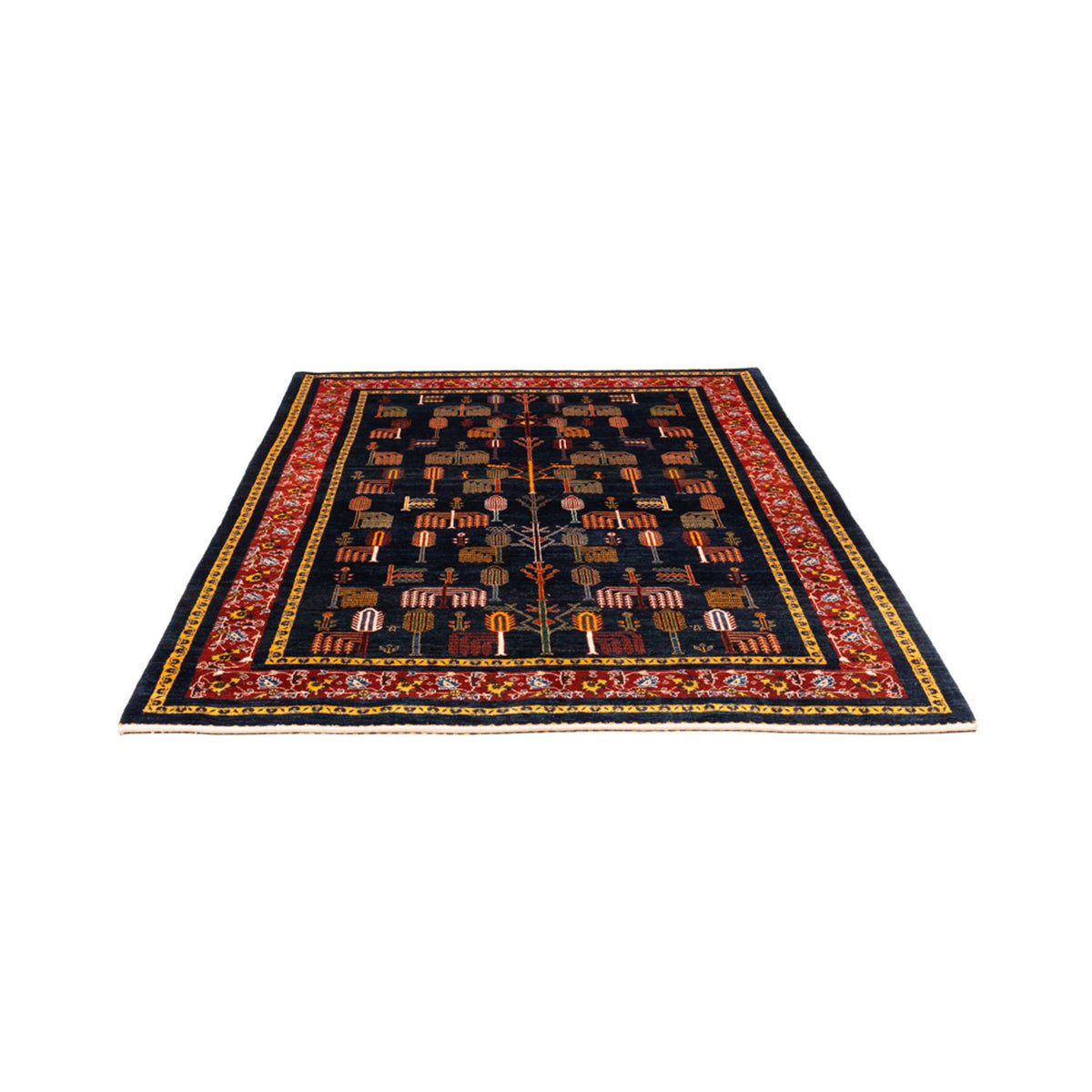 Gabbeh Teppich - Perser - 240 x 170 cm - dunkelblau