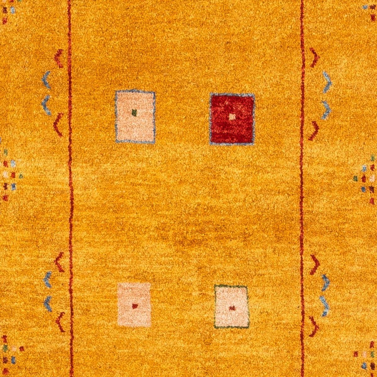 Läufer Gabbeh - Perser - 204 x 84 cm - gold