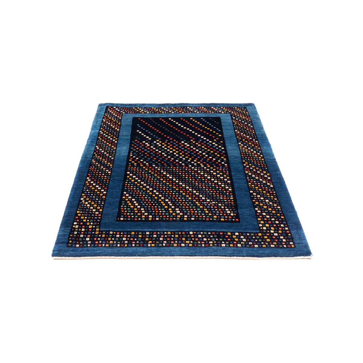 Gabbeh Teppich - Perser - 150 x 100 cm - blau