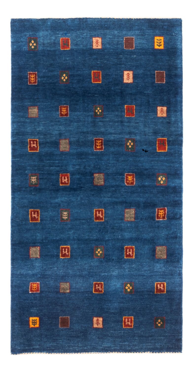Gabbeh Teppich - Perser - 149 x 80 cm - blau