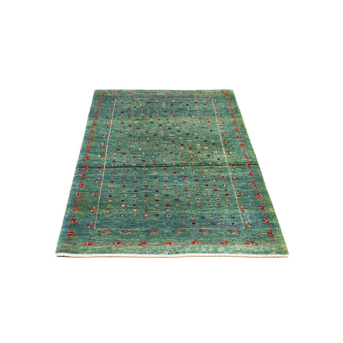 Gabbeh Teppich - Perser - 163 x 84 cm - grün