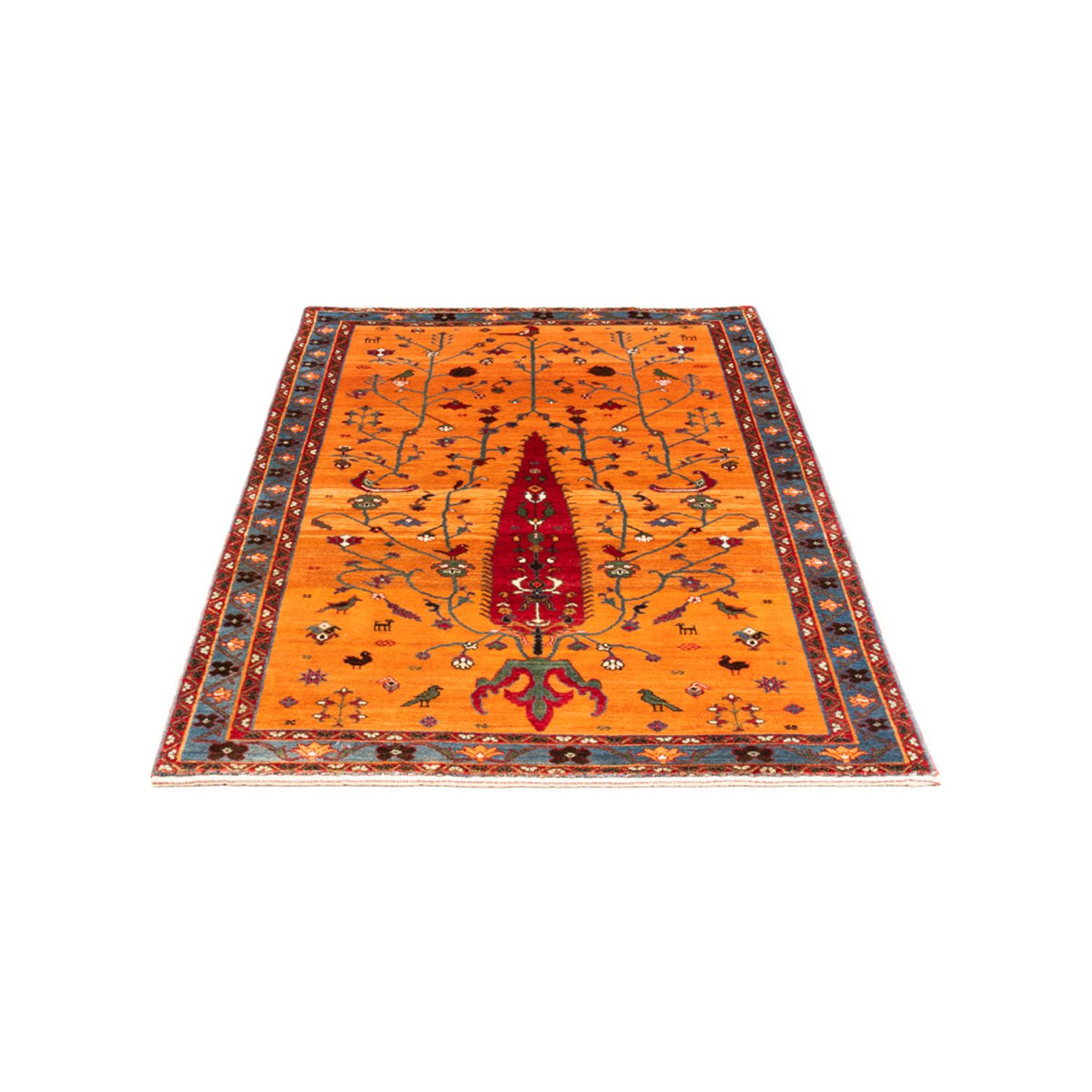 Gabbeh Teppich - Perser - 155 x 100 cm - gold
