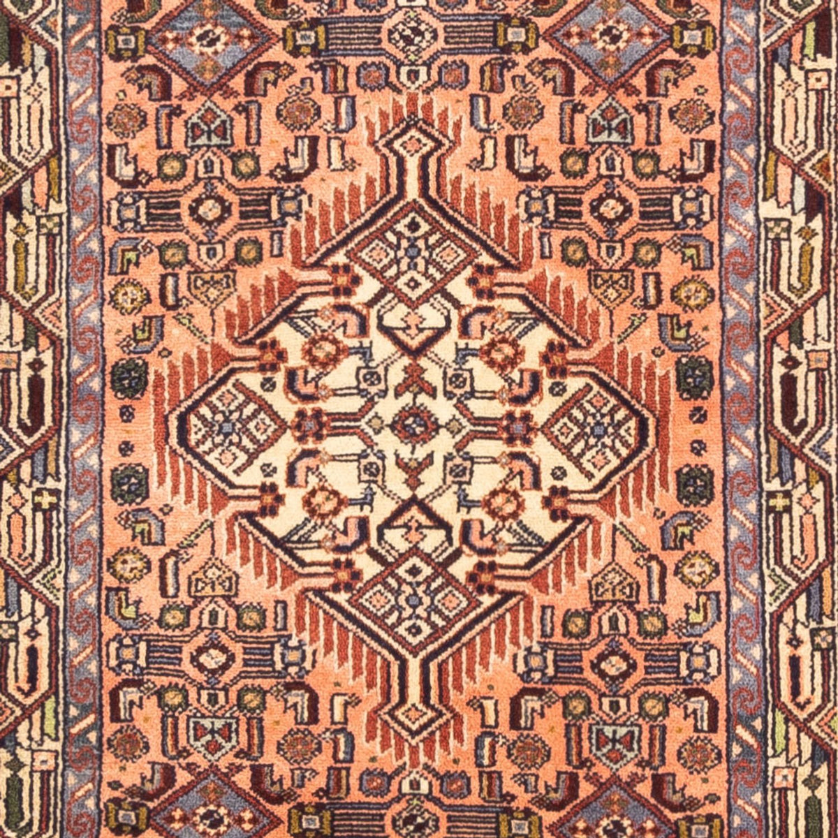 Läufer Perser - Nomadic - 284 x 80 cm - lachs