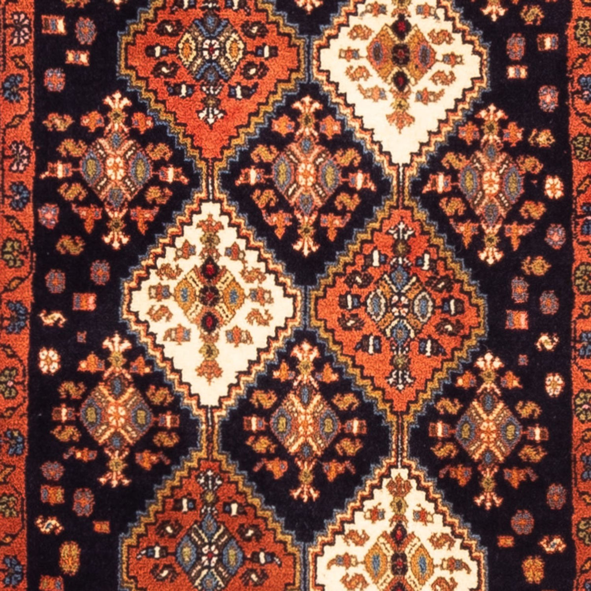 Läufer Perser - Nomadic - 232 x 80 cm - dunkelblau