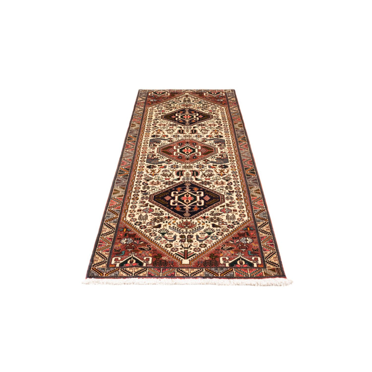 Läufer Perser - Nomadic - 253 x 80 cm - creme