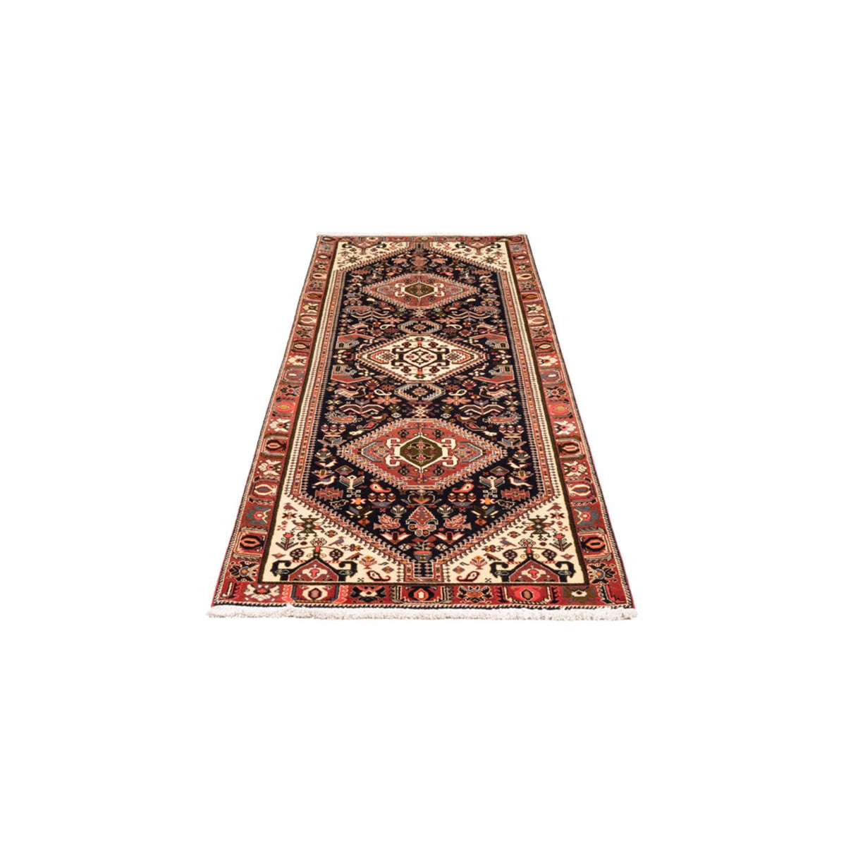 Läufer Perser - Nomadic - 253 x 82 cm - dunkelblau