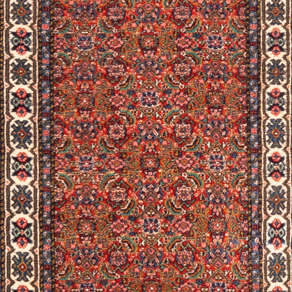 Läufer Perser - Täbriz - 330 x 70 cm - rot