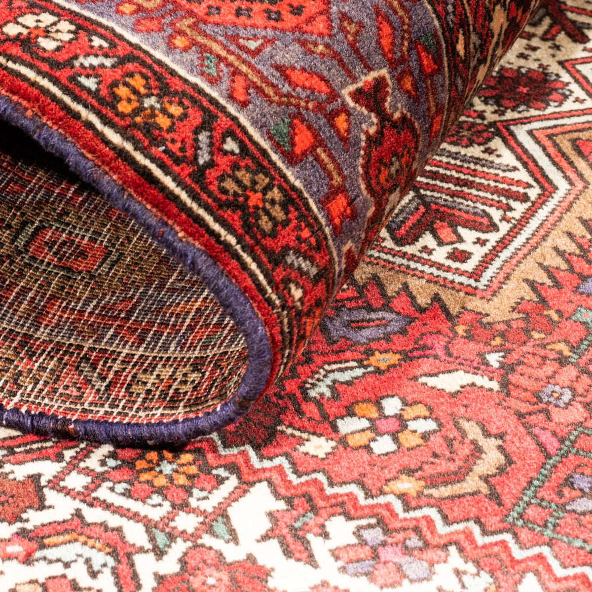 Perserteppich - Nomadic - 152 x 102 cm - rot