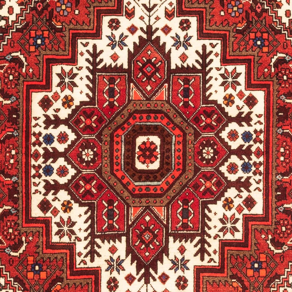 Perserteppich - Nomadic - 155 x 107 cm - rot